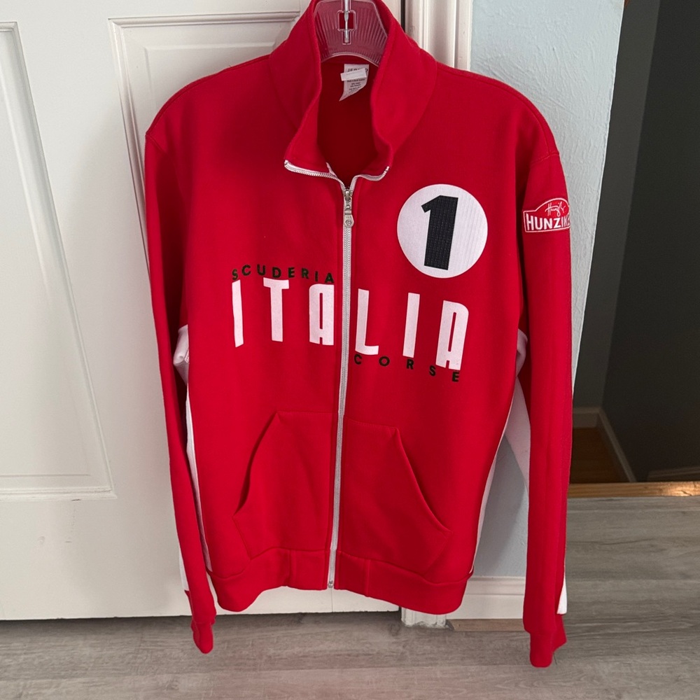 Scuderia Corse Red Italia Zip-Up Jacket